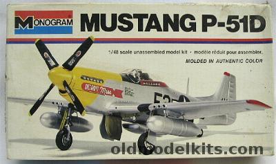 Monogram 1/48 Mustang P-51D 'Detroit Miss' - White Box Issue, 5101 plastic model kit